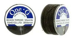 Toho One-G nylonová nit PT-50-7 hnědá